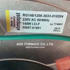 EBMPAPST RG148/1200-3633-010204